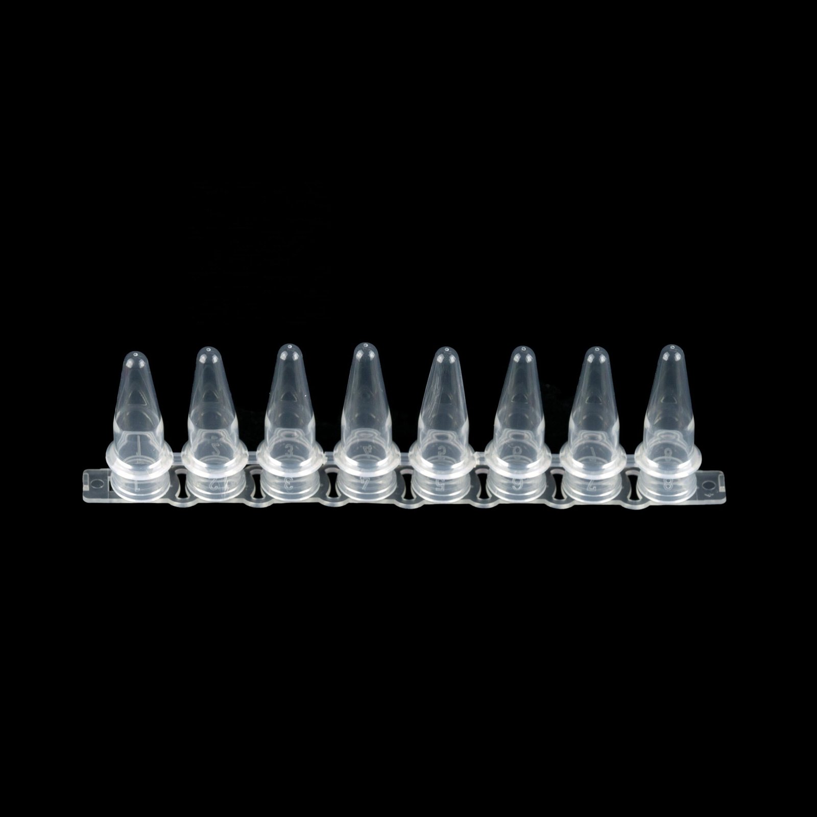 PCR Tubes 0.1 ml 8-strip view 2