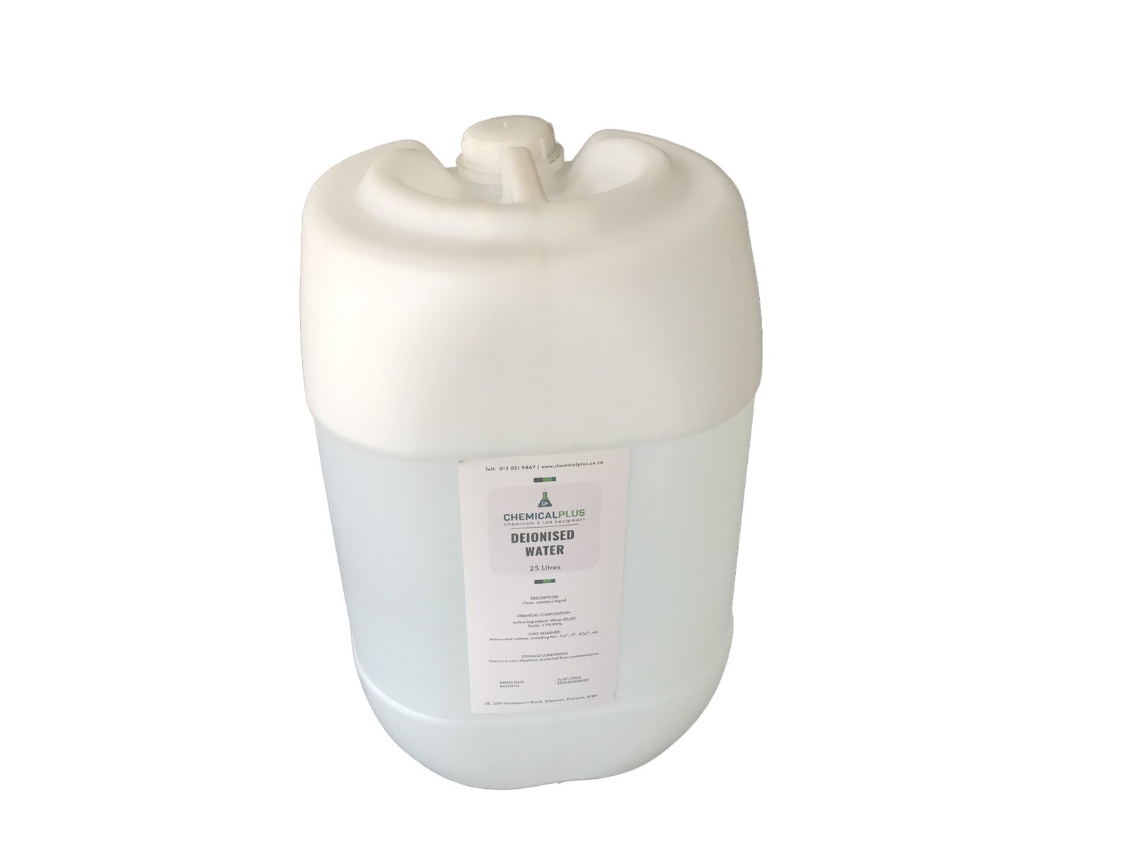 Deionised Water 25L