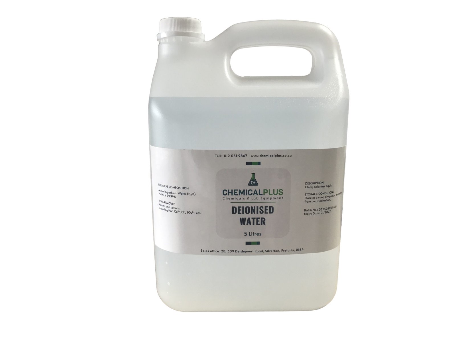Deionised Water 5L
