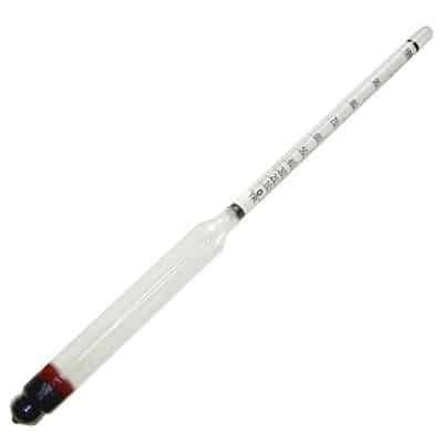 Alcoholmeter 0-100% + 1 Measuring Cylinder view 2