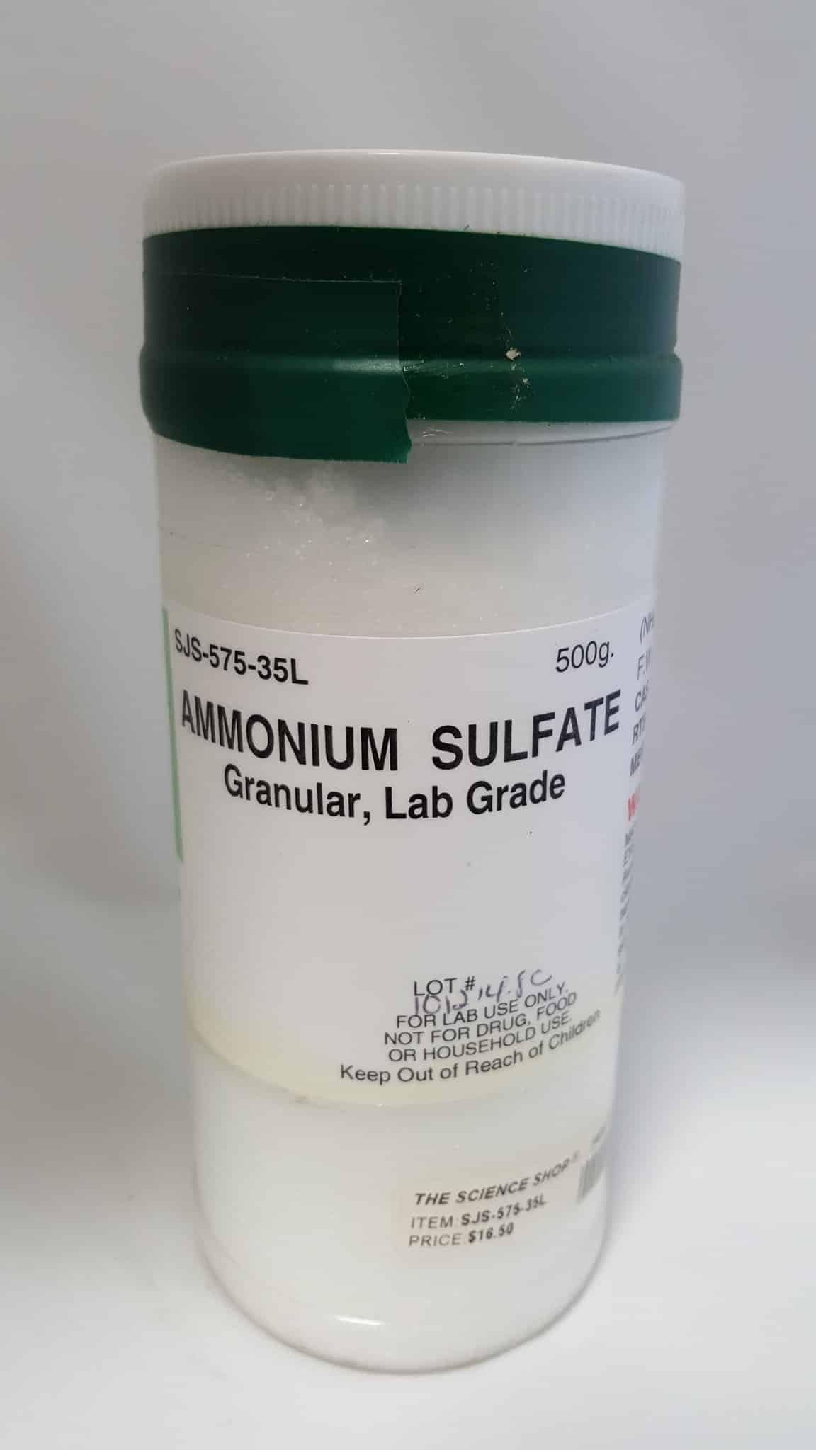 Ammonium Sulphate (NH4)2SO4 AR 500g