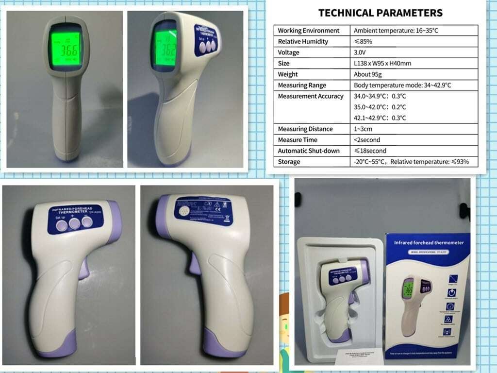 infrared thermometer (for healthcare )