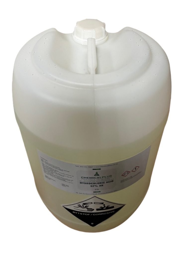 Hydrochloric Acid 32% AR Grade 25L view 2