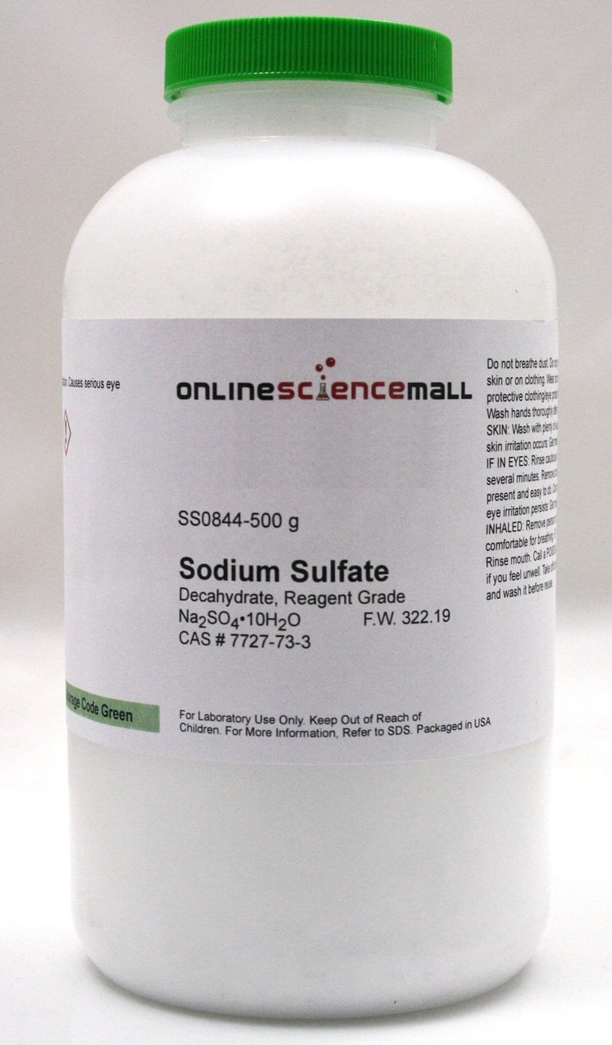 Sodium Sulfate Decahydrate,  CP, 99% 500g