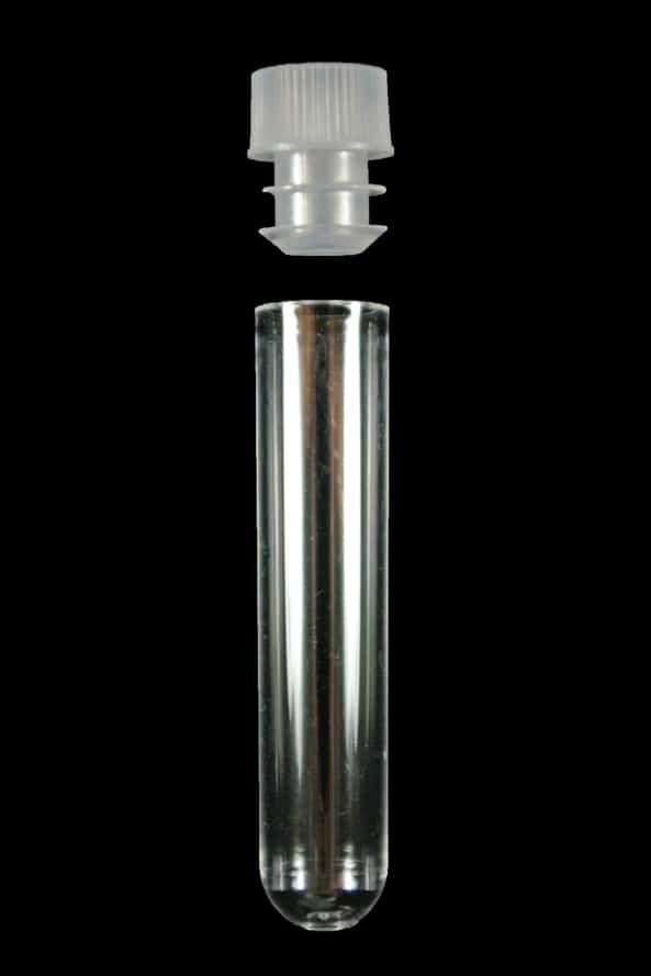 Test Tube, Glass, With Cap 18mm x150mm view 2